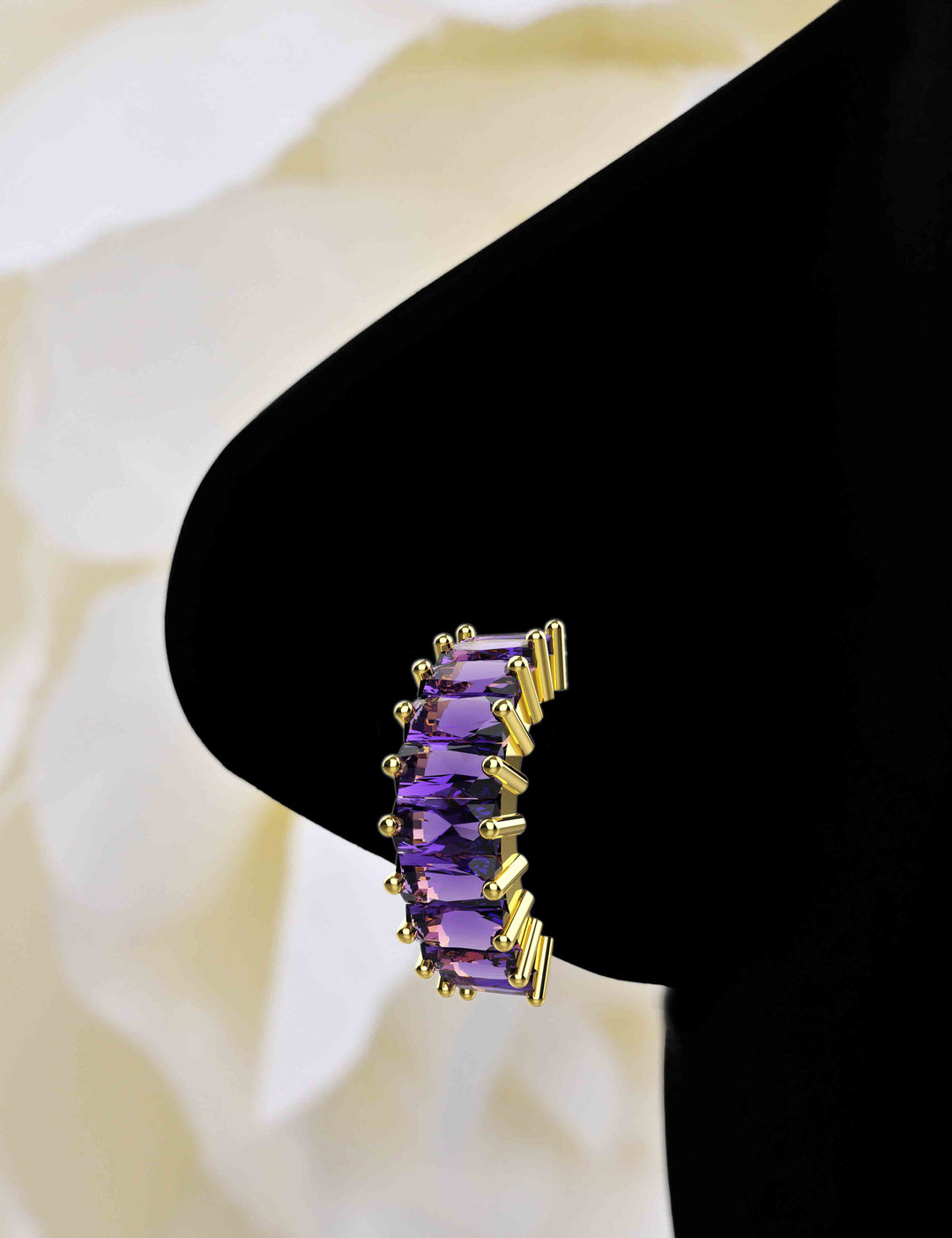 gold nose hoop ring for women piercing - handmade nose ring hoop jewelry