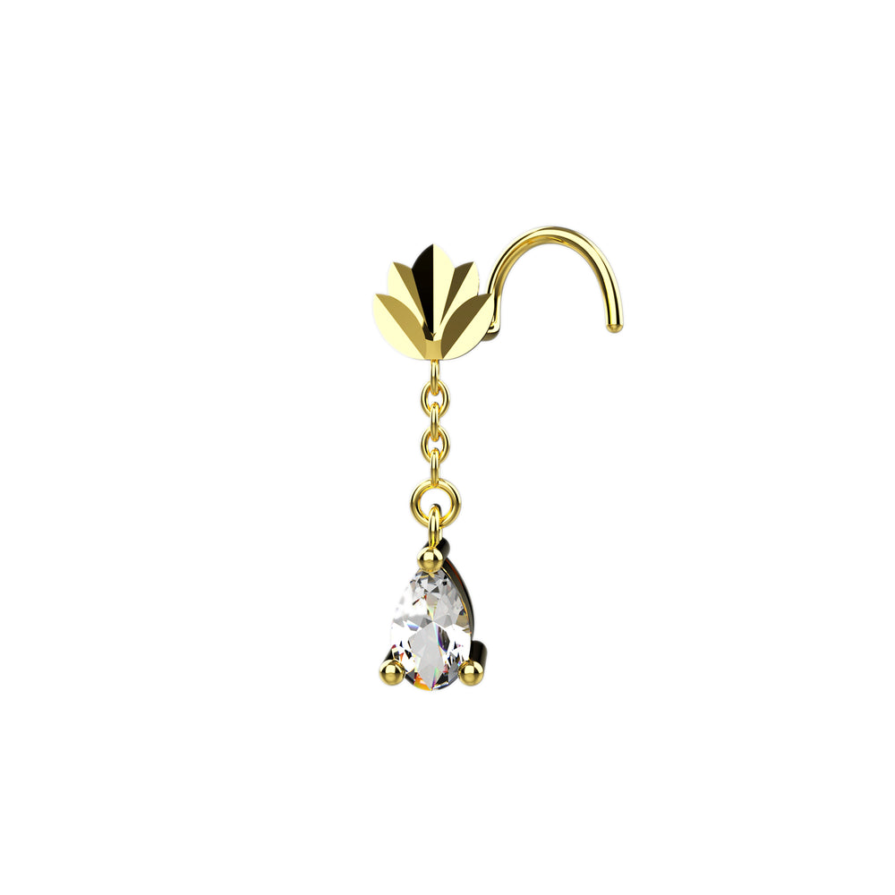 Dangle Nose Ring | Nostril Piercing Jewelry for Women