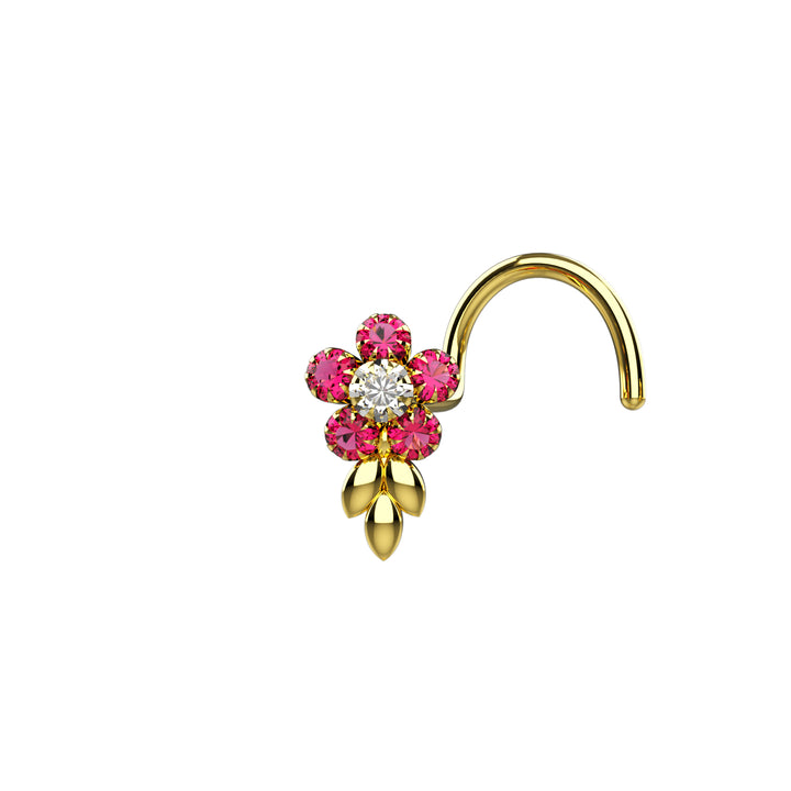 flower nose ring