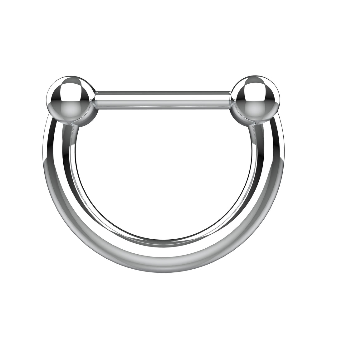 Horseshoe Piercing Septum Ring for Women – Nose Jewelry, Minimal Hoop Nose Ring
