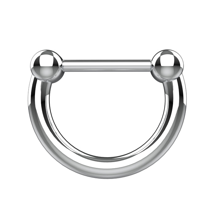 Horseshoe Piercing Septum Ring for Women – Nose Jewelry, Minimal Hoop Nose Ring