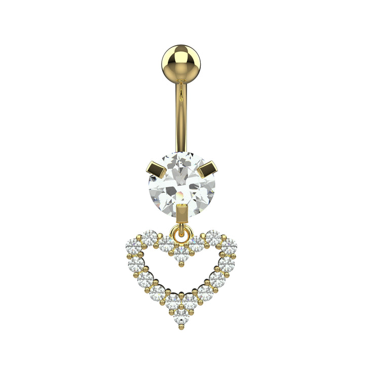Gold Belly Ring – Belly Button Ring Piercing Jewelry