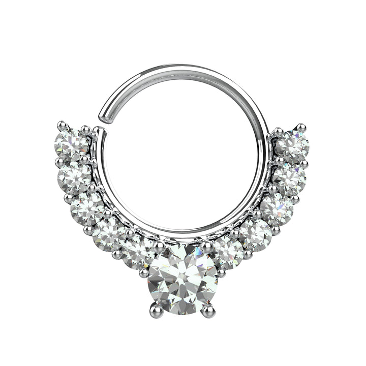 Twisted Septum Nose Ring – Spiral Nose Piercing Jewelry for Women