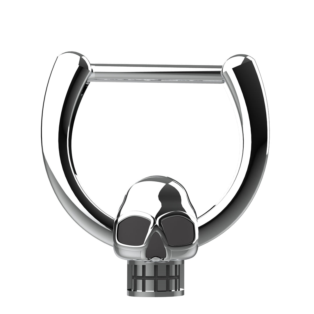 Skull Septum Clicker Nose Ring – Gothic Nose Piercing Jewelry for Women