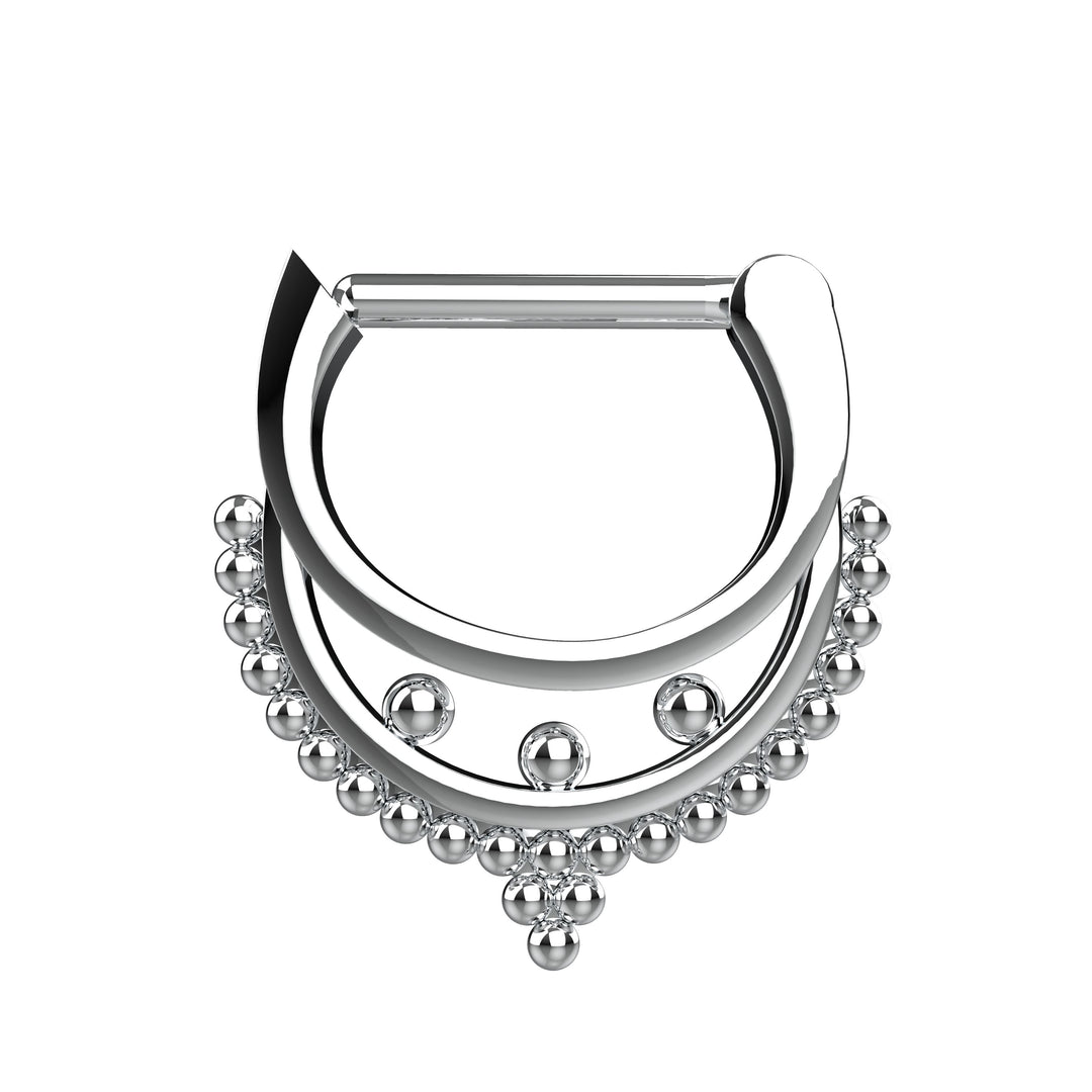 Clicker Septum Ring for Women Everyday Style – Nose Ring Hoop Piercing Jewelry