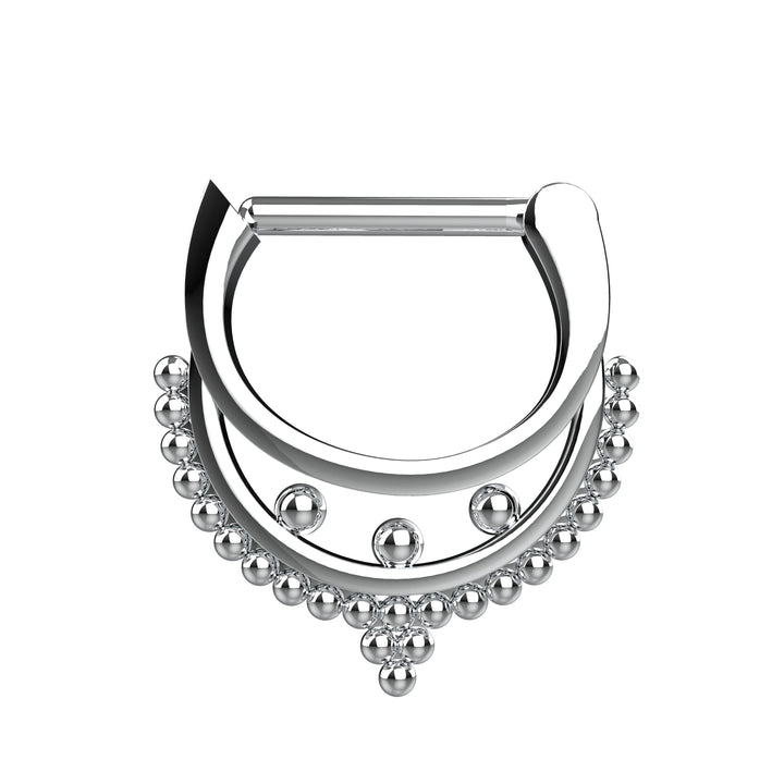Clicker Septum Ring for Women Everyday Style – Nose Ring Hoop Piercing Jewelry