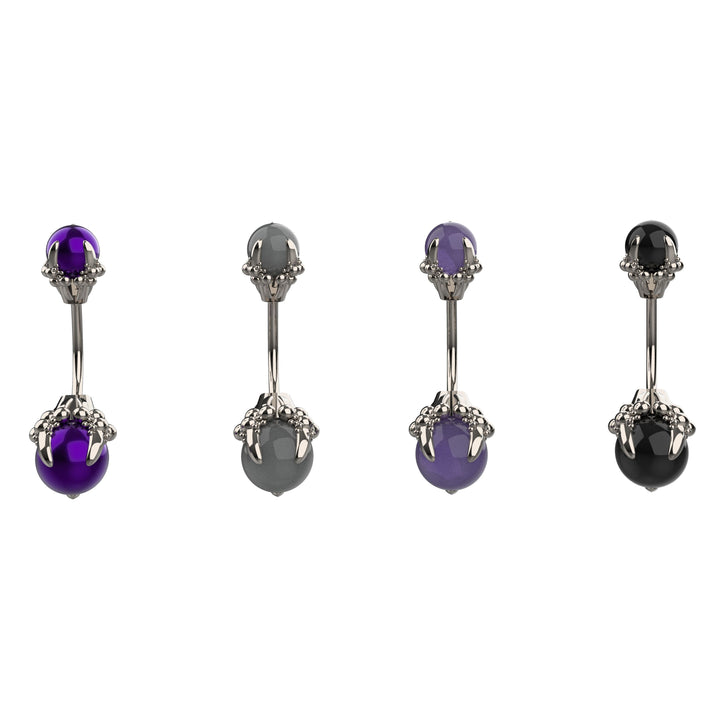 Simple belly piercing ring – dainty navel jewelry everyday wear