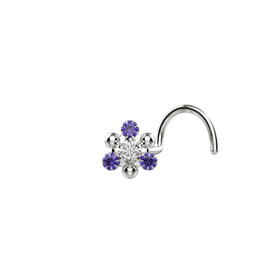 Sterling silver nose studs
