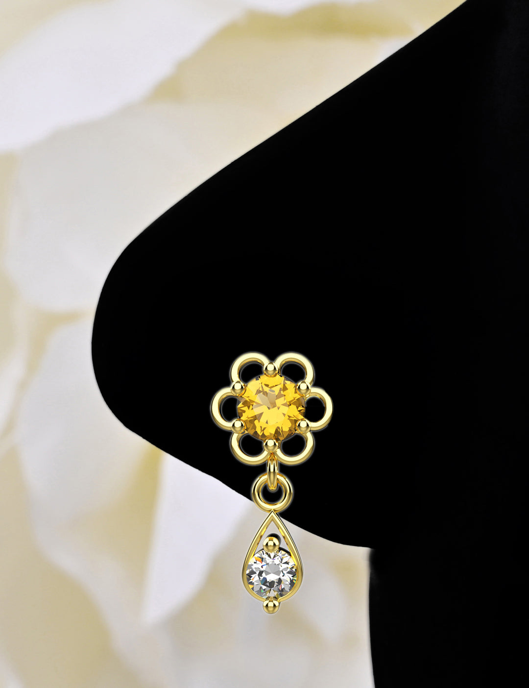 Dangling Nose Rings for Women | Nostril Piercing Jewelry