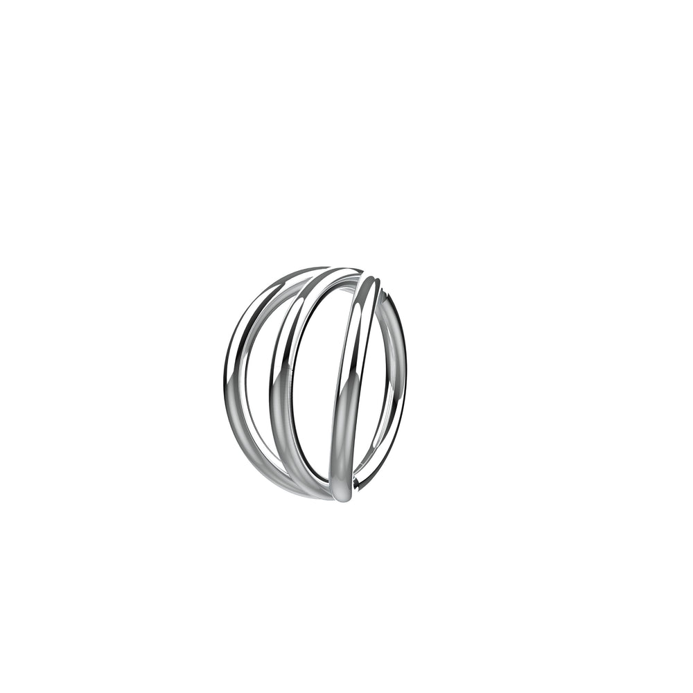 Gold nose ring hoop and clicker – piercing jewelry for women