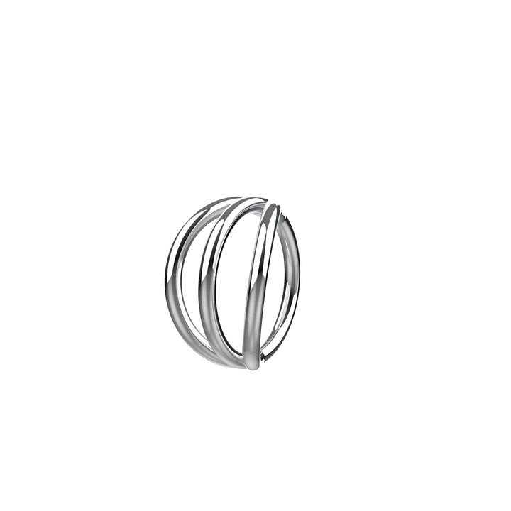 Gold nose ring hoop and clicker – piercing jewelry for women