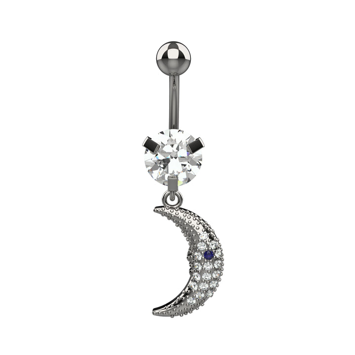 Belly rings for navel piercing - Belly button jewelry silver