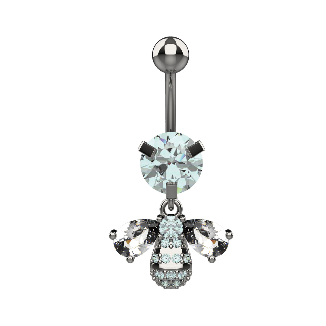 Stylish belly button ring for women - Navel body jewelry handcrafted