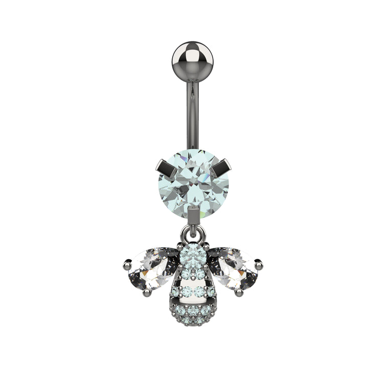Stylish belly button ring for women - Navel body jewelry handcrafted