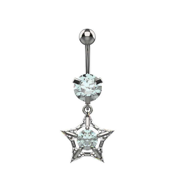 Lightweight dainty belly ring – chic design
