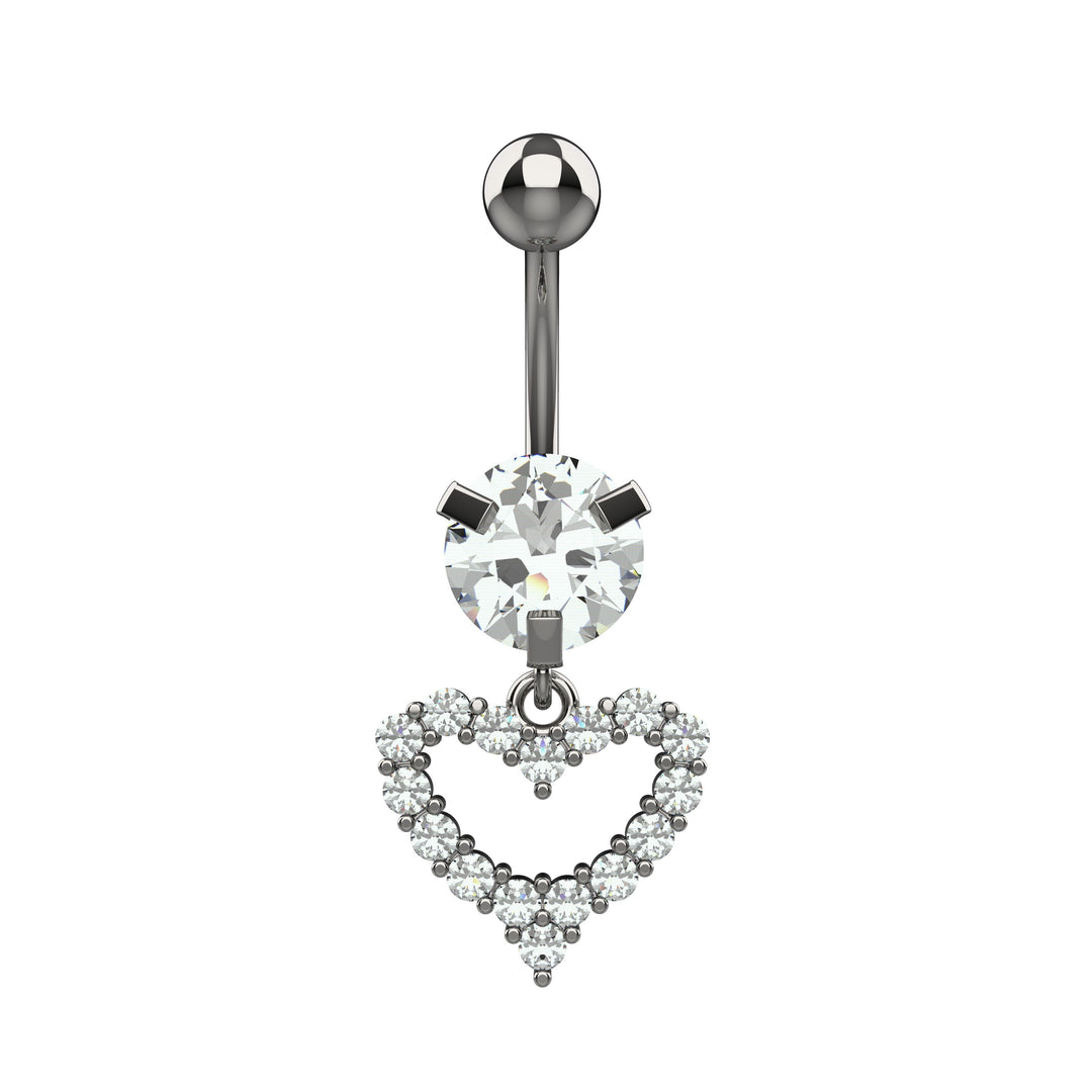 Minimalist silver belly ring piercings for women