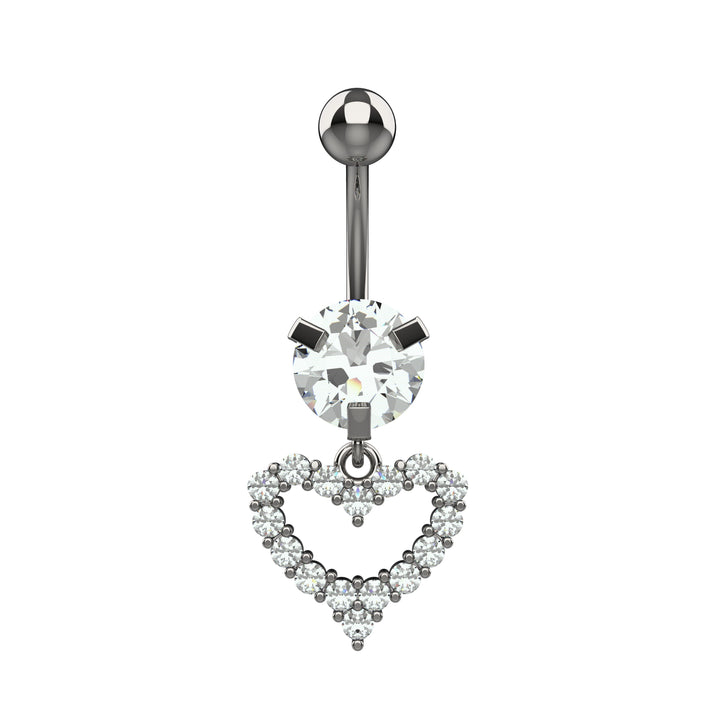 Minimalist silver belly ring piercings for women
