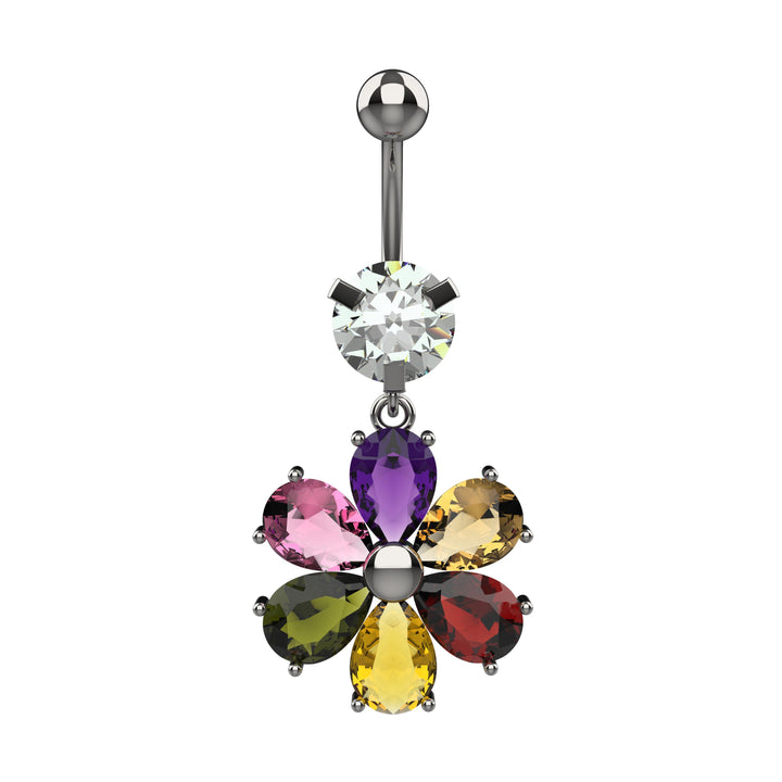 Stylish gold navel ring – perfect for daily wear