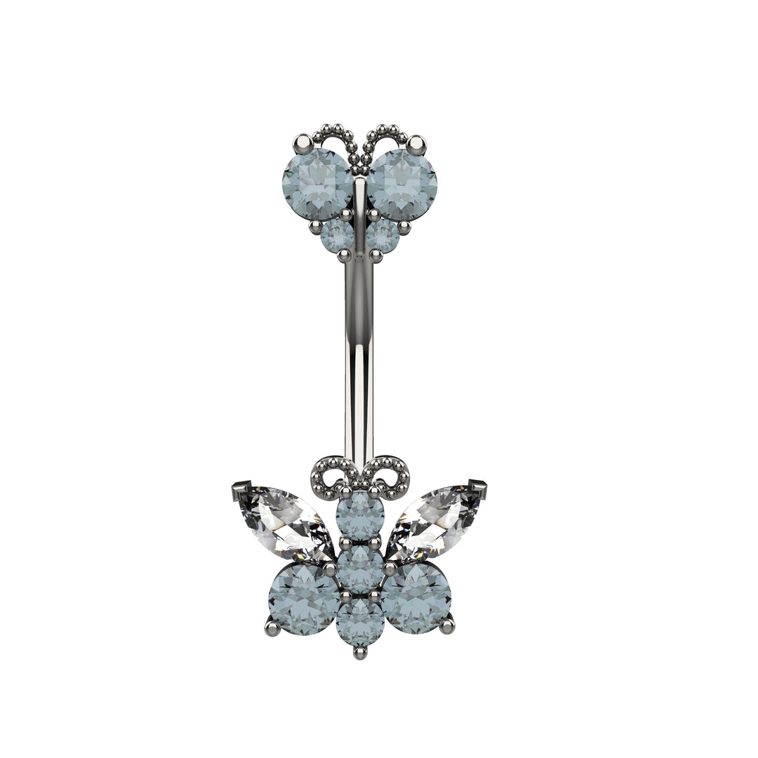 Dainty Butterfly Belly Button Rings – Piercing Jewelry