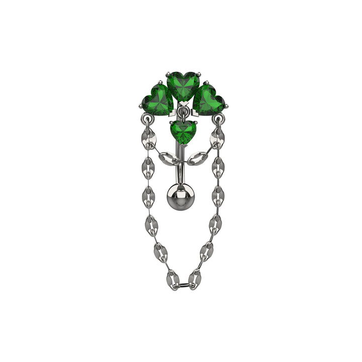 Belly button ring – modern floating design