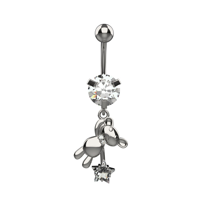 Belly button piercing jewelry – gold ring style