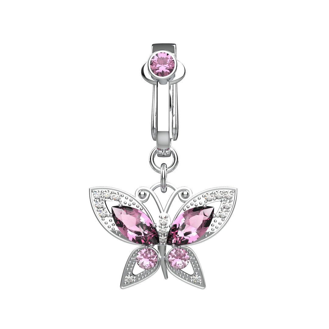 Clip-on navel jewelry for women – no piercing needed