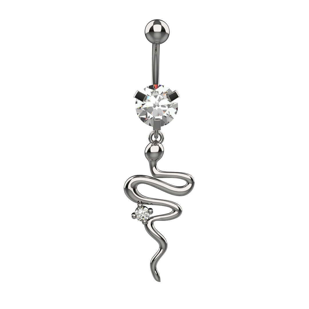 14G Floating Navel Ring for Women – Belly Piercing Jewelry