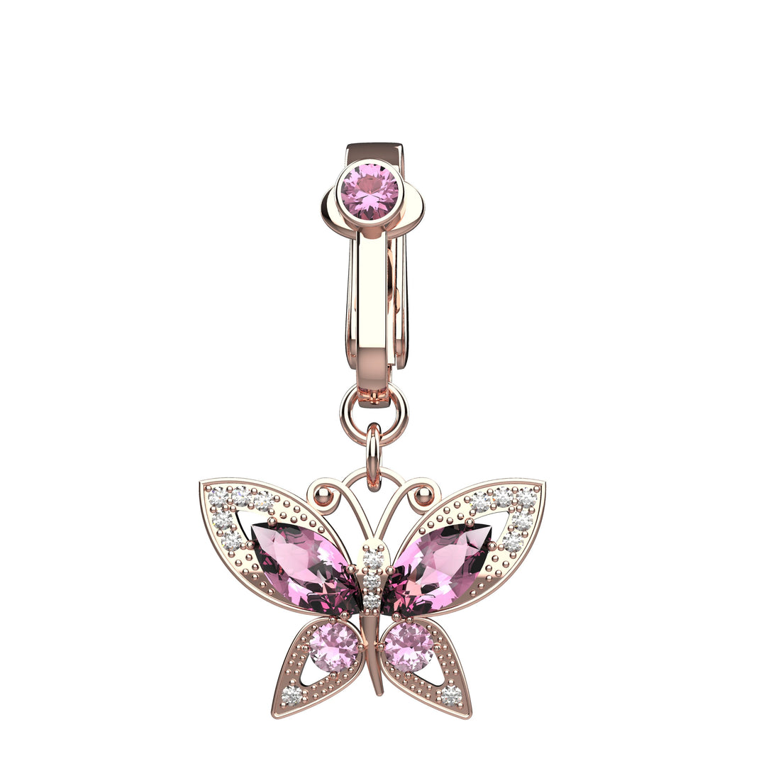Fake belly button ring – non piercing belly jewelry