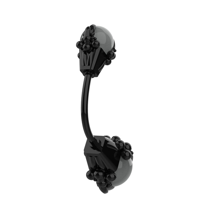 Women’s floating navel piercing jewelry