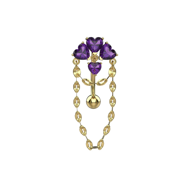 Chain Belly Ring – Floating Navel Jewelry Style