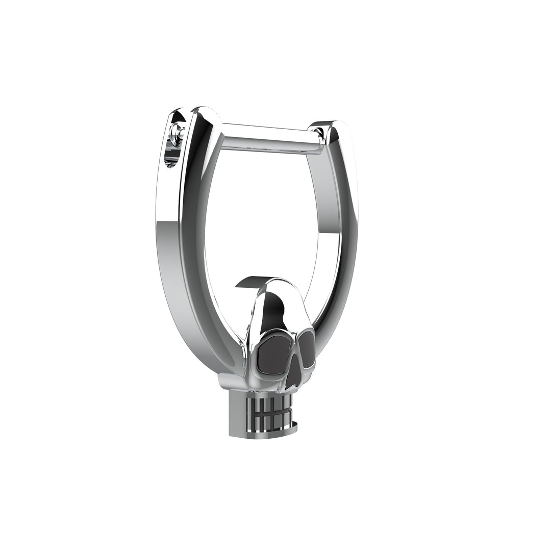 clicker septum ring skull style - statement nose piercing jewelry