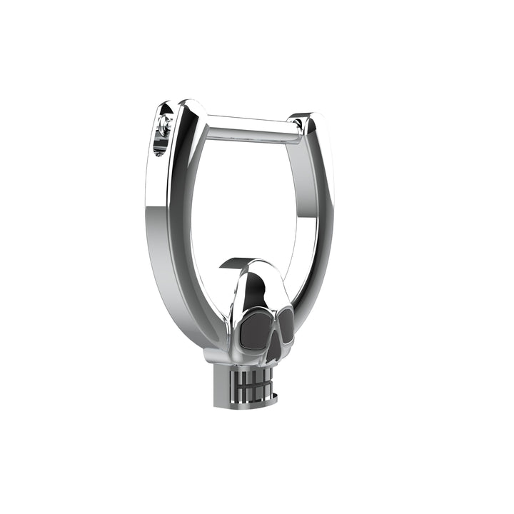 clicker septum ring skull style - statement nose piercing jewelry