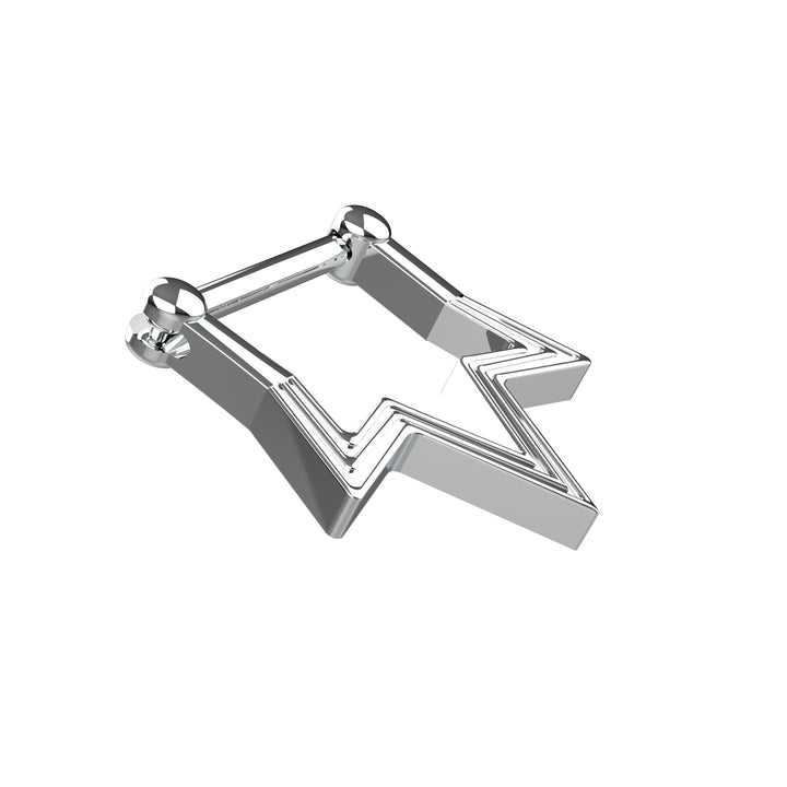 nose ring with star charm - minimalist star septum jewelry