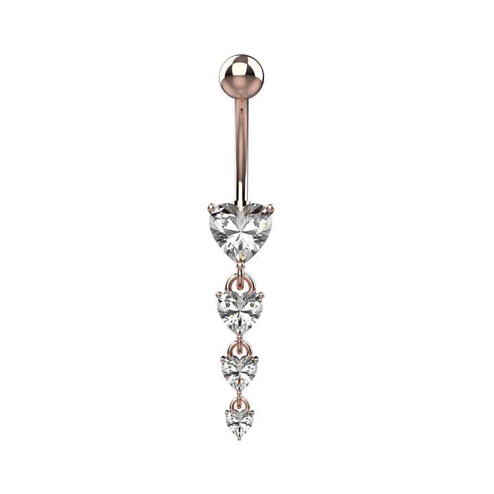 Elegant gold belly ring – perfect for daily wear