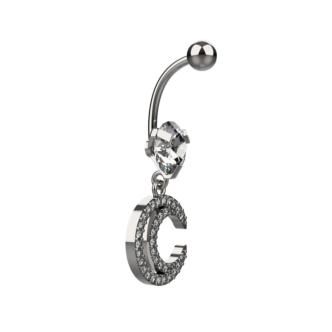 Floating navel ring gold & silver – perfect for daily wear