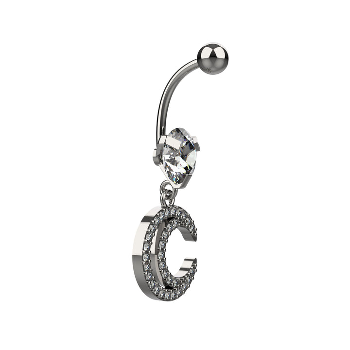 Floating navel ring gold & silver – perfect for daily wear