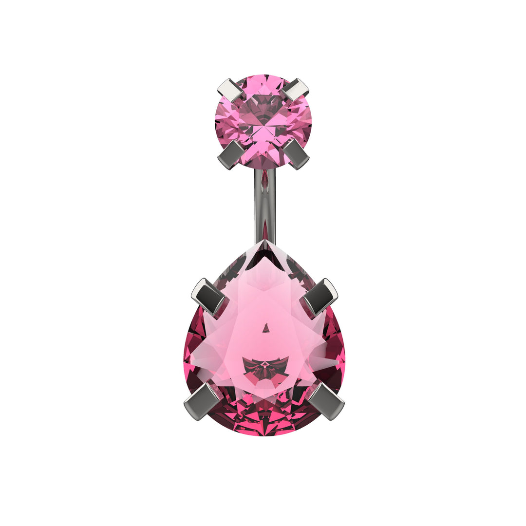 Dainty handmade belly button ring