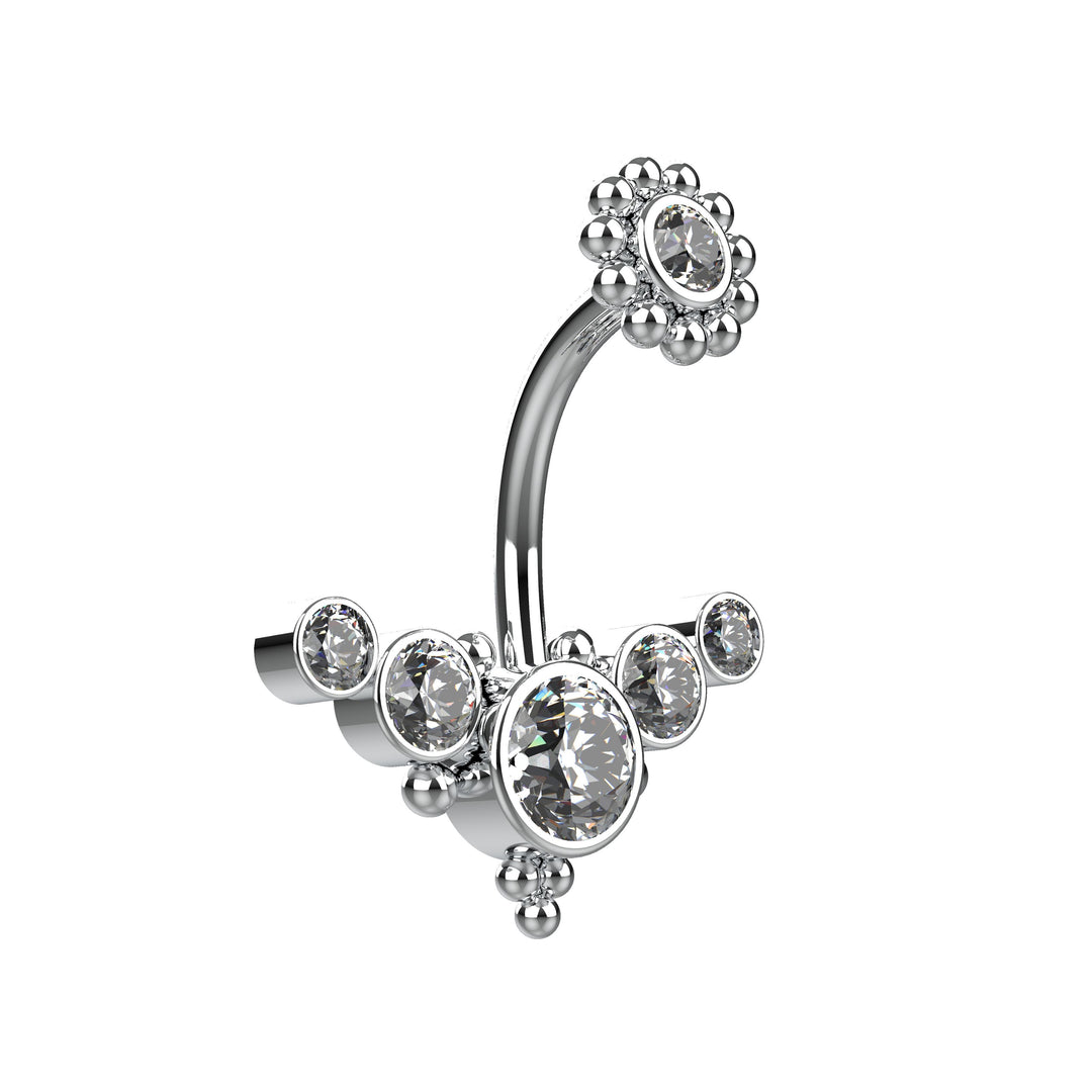 14G belly button ring – secure and elegant design