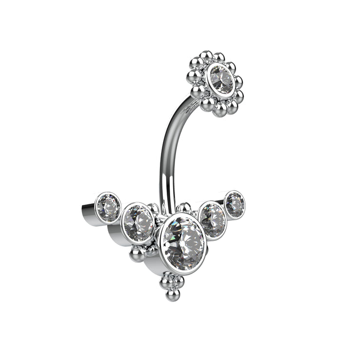 14G belly button ring – secure and elegant design
