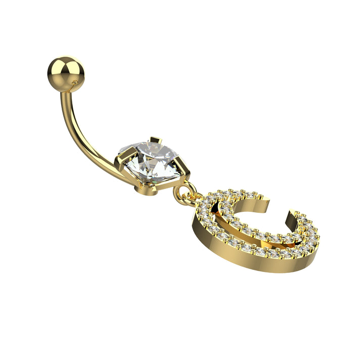 Lightweight belly ring for women – modern piercing style