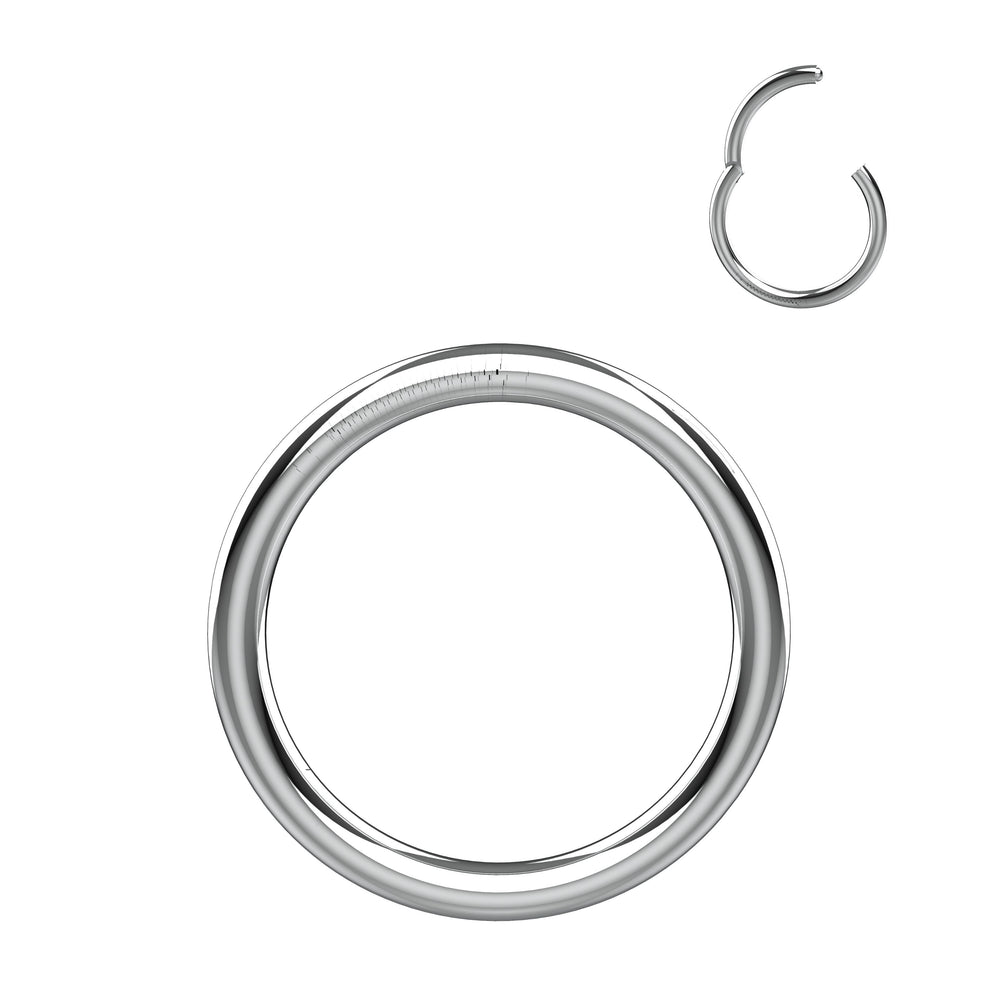 20G clicker nose hoop – unique gold nose ring for women