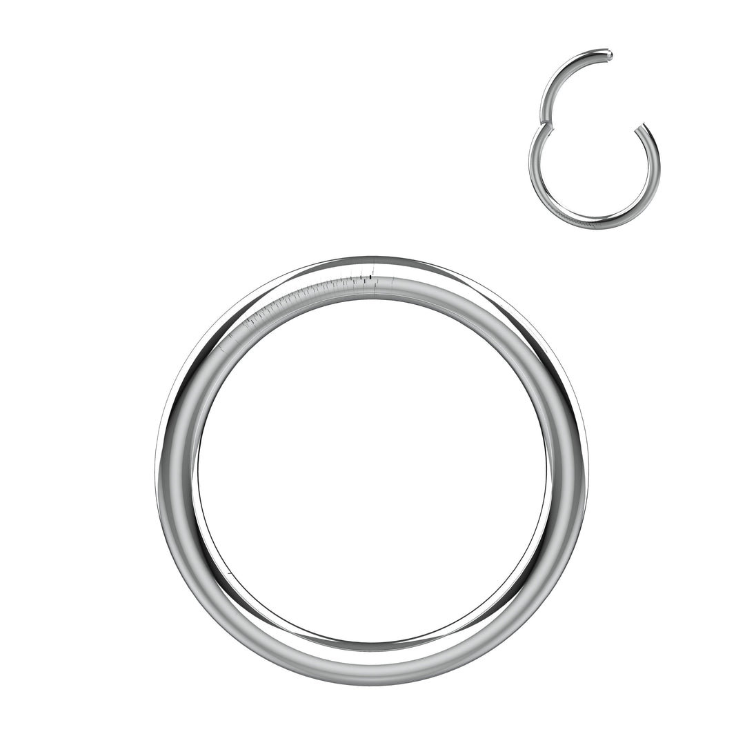 20G clicker nose hoop – unique gold nose ring for women