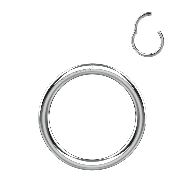 20G clicker nose hoop – unique gold nose ring for women