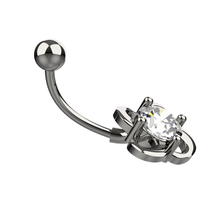 Silver Belly ring piercing – stylish belly button rings