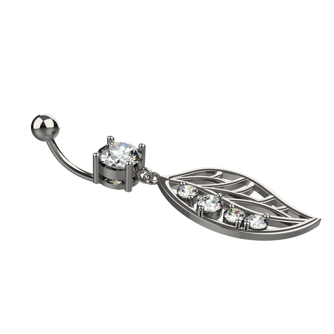 Floating Navel Belly Ring – Elegant Piercing Jewelry