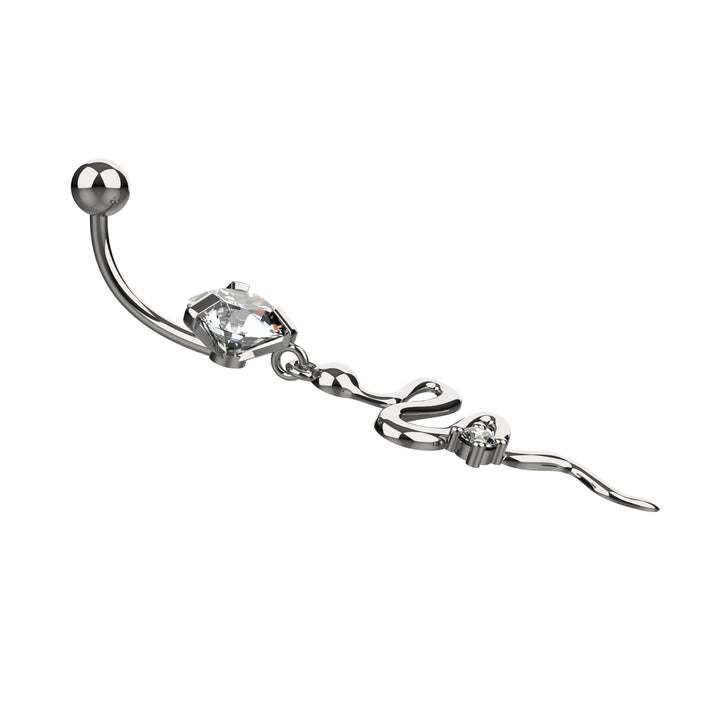 Gold 14G belly ring piercing jewelry  – perfect for daily wear