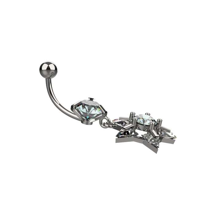 Minimalist Piercing – Dainty Belly Button Ring 