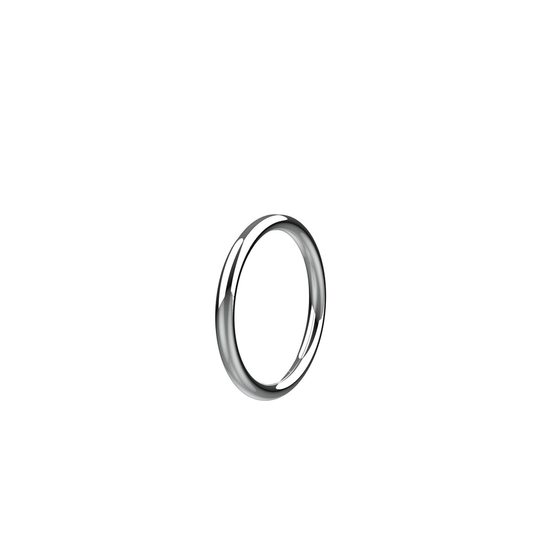 Gold & Silver clicker nose ring
