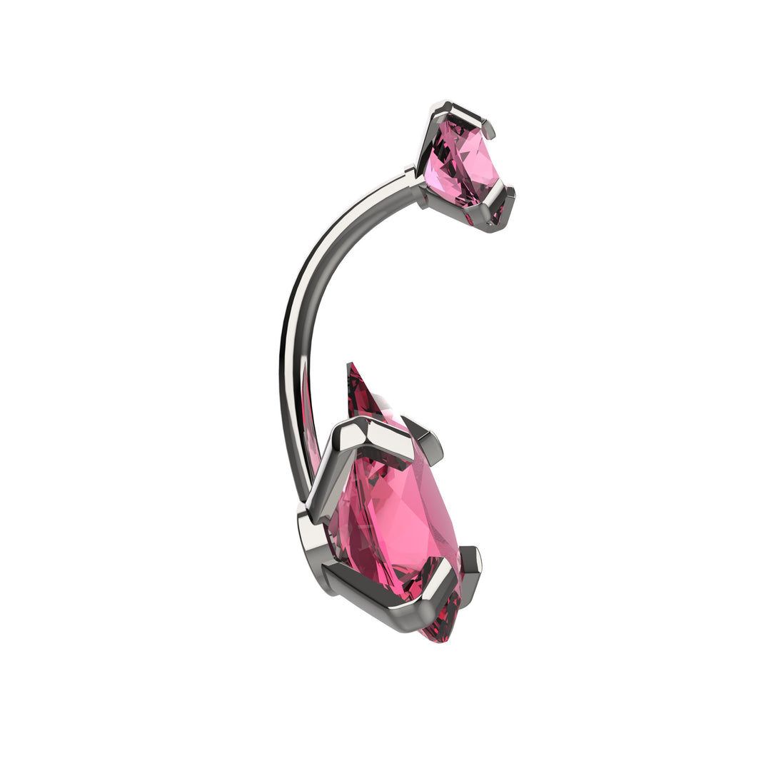 Unique belly piercing ring handcrafted
