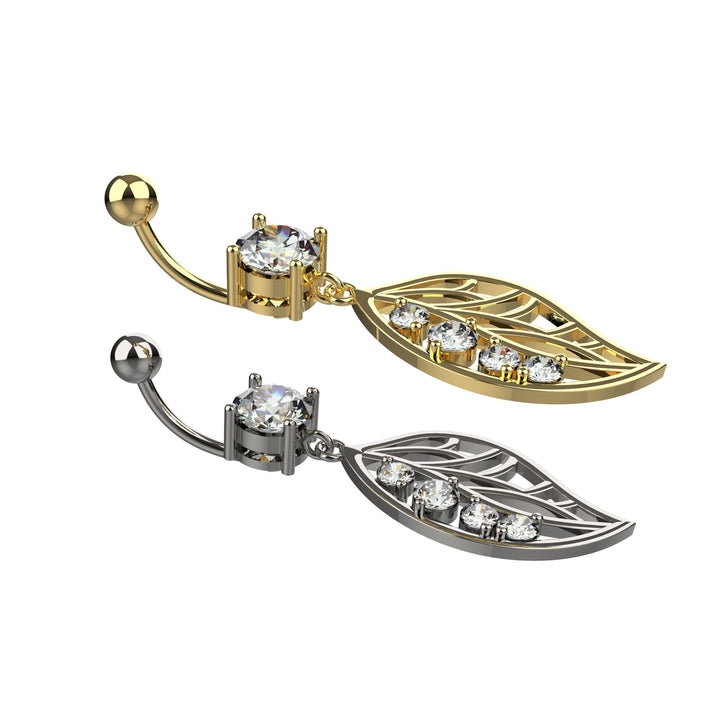 Floating navel belly ring – stylish Elegant navel jewelry